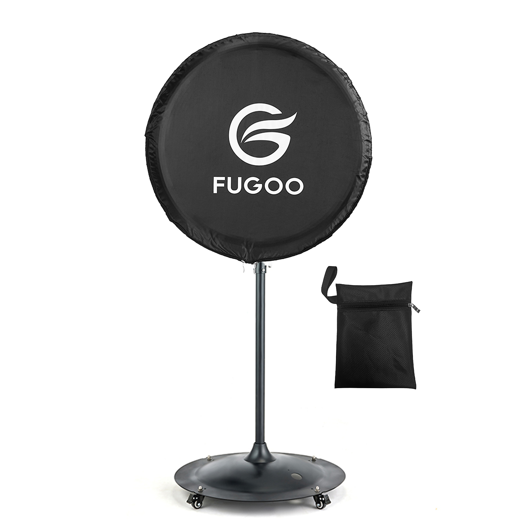 EdenDirect Heavy Duty Waterproof Outdoor Fan Cover for 30 Inch Pedestal and Wall Mount Fans, Black, 420D Material, Dustproof Protection